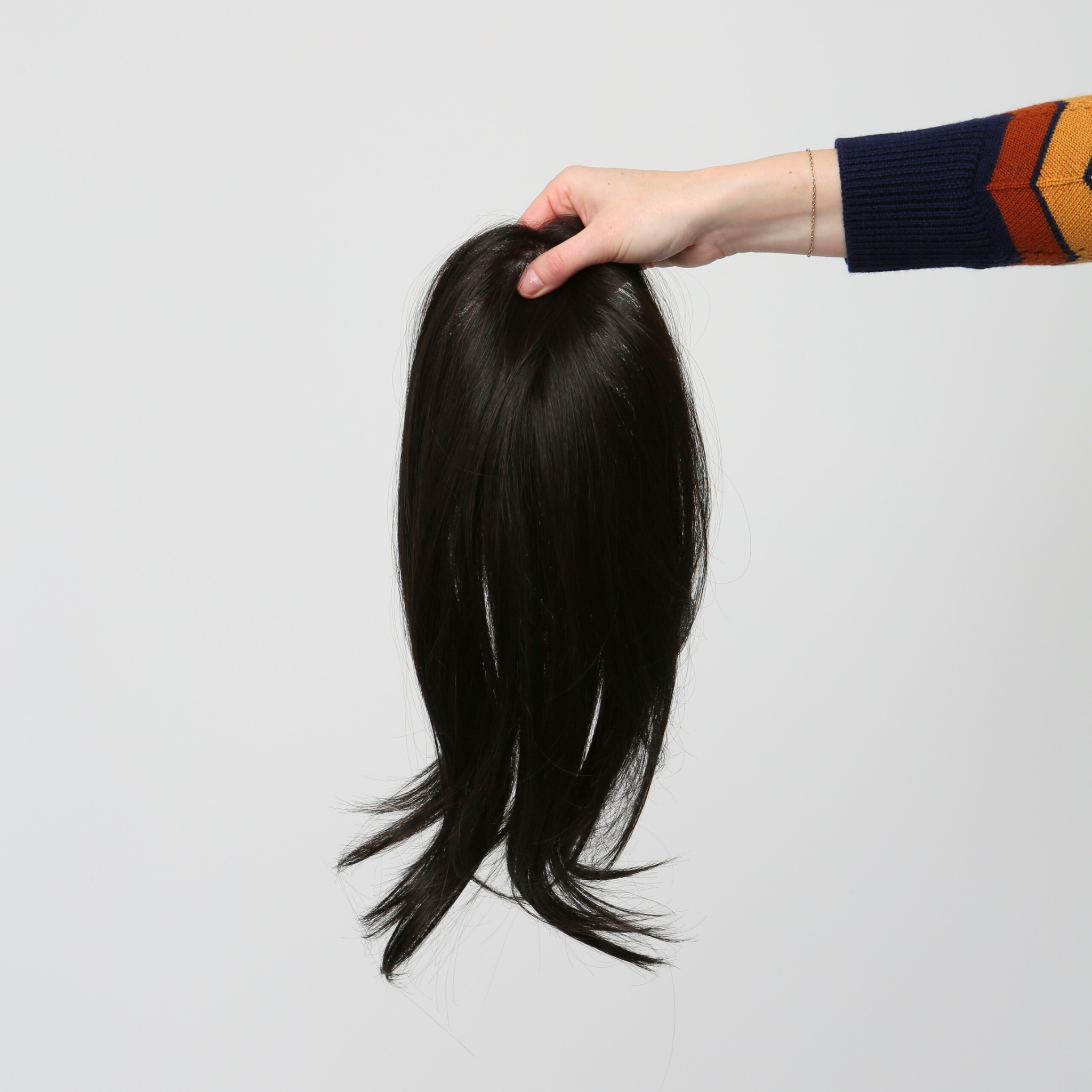 Clio 12 S PLUS | Remy Human Hair Topper (Reinforced Hand-Tied Base)