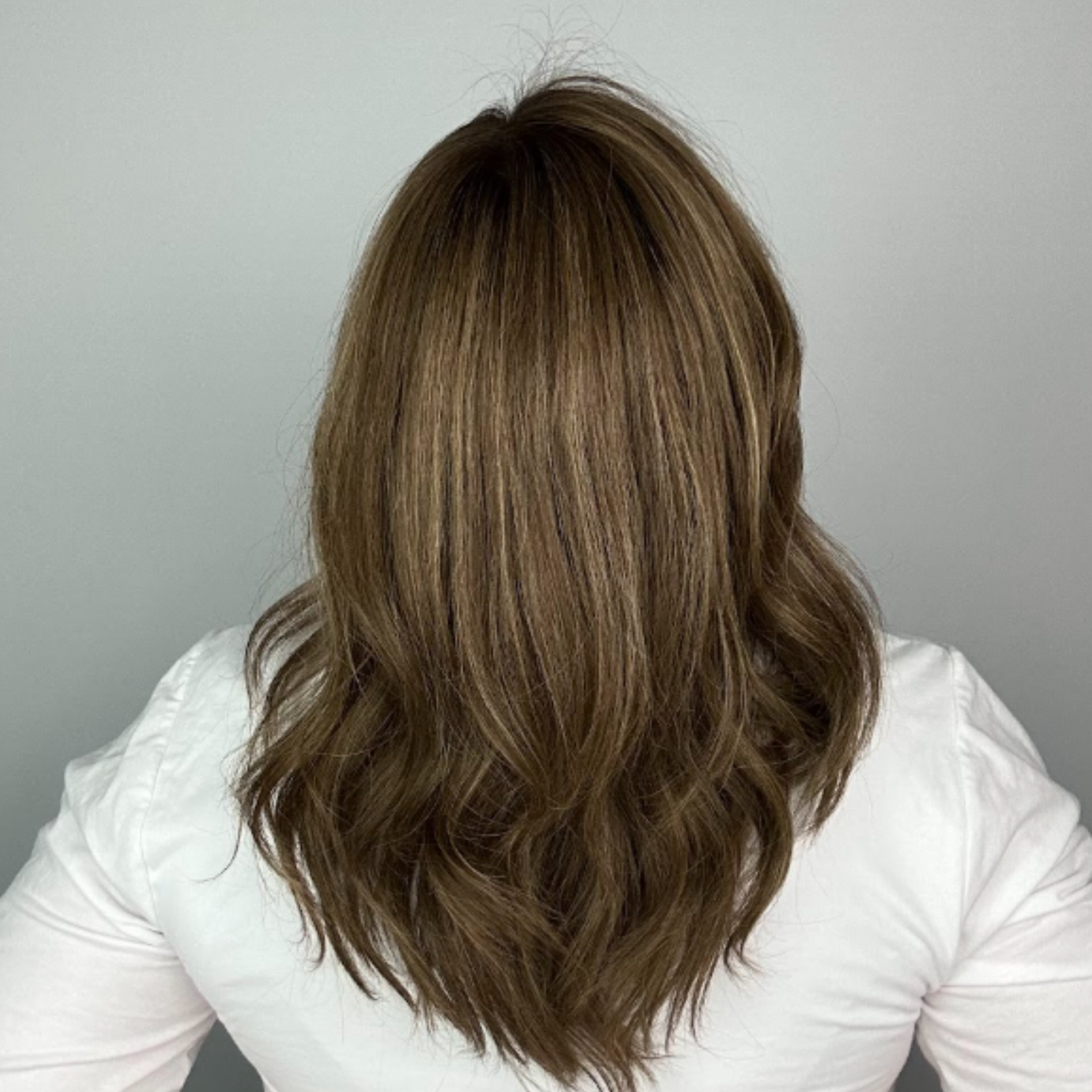 Clio 12 L PLUS | Remy Human Hair Topper (Reinforced Hand-Tied Base)