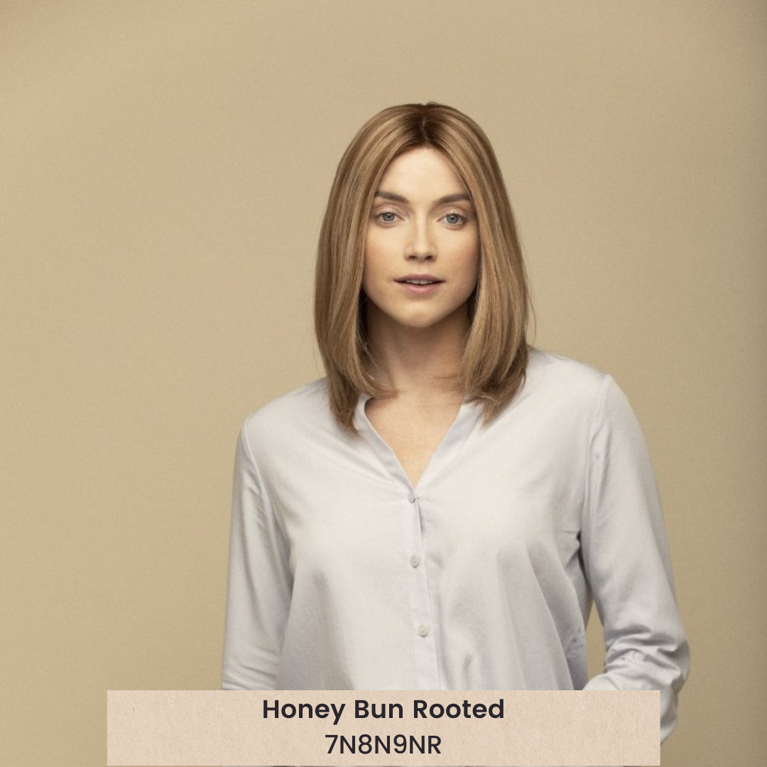 HERA 15 | Remy Human Hair Lace Front WIG (Hand-Tied) for alopecia from Dimples